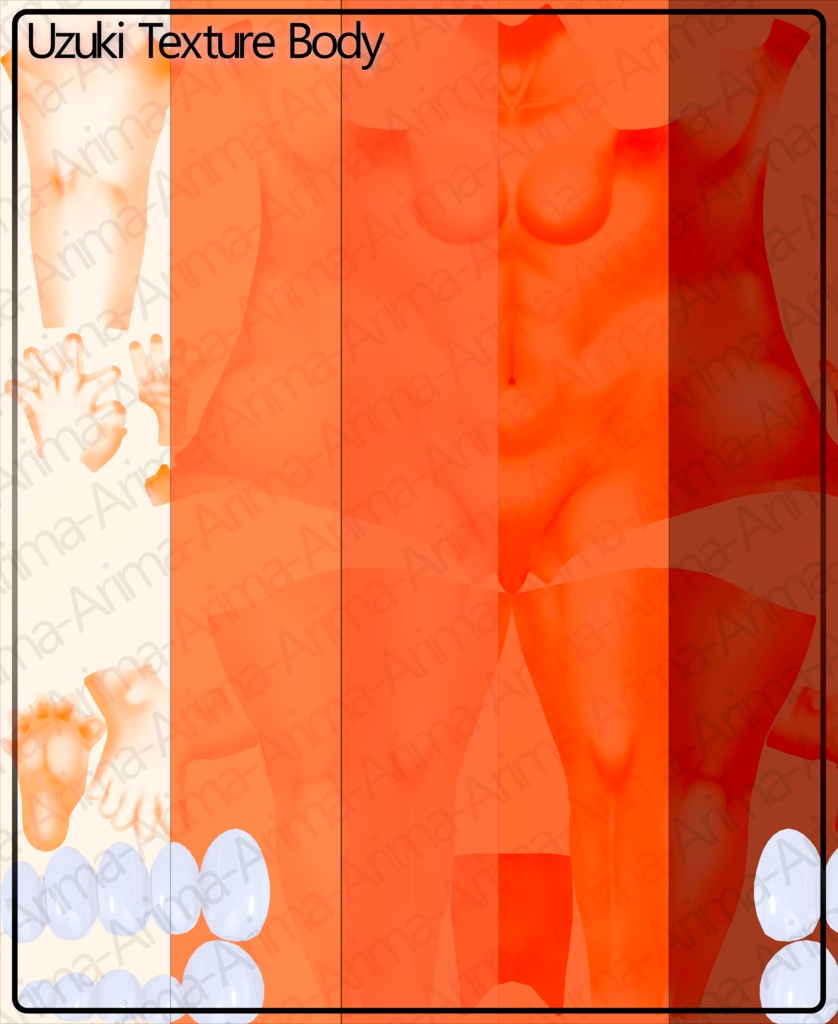 『Body-Face Texture』-『卯月』-Uzuki-『11 Color's 』