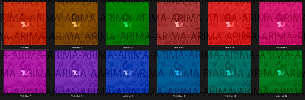 『Hair+Makeup-Color』-『ヴェール』-Velle-『12 Color's 』