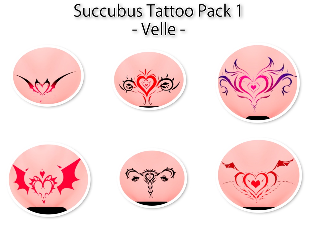 『succubus tattoo』-『ヴェール』-Velle- 『12 Tattoo's』