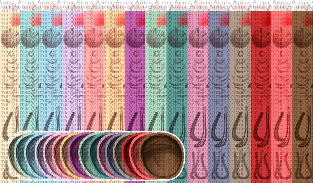 『Pastel Color's Hair+Make up』-『マヌカ』-Manuka-『16 Color's 』