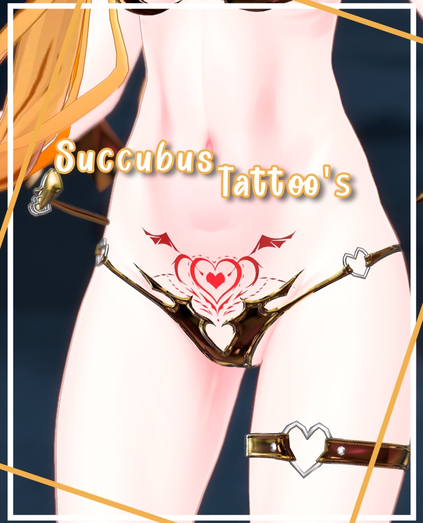『Succubus Tattoo's』-『マヌカ』-Manuka-『12 Designs 』
