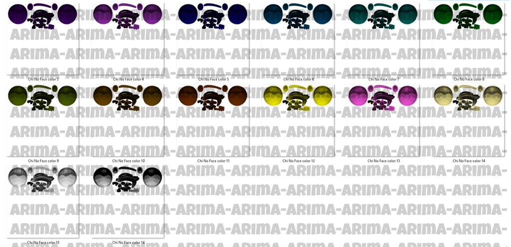 『Color's Hair+Make up』-『シフォン』-Chiffon-『16 Color's 』