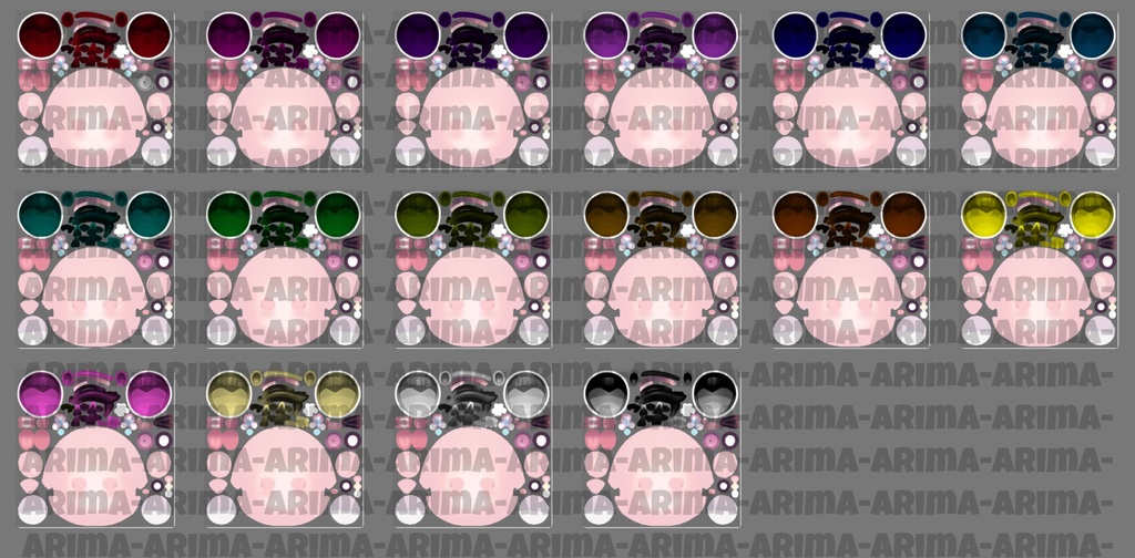 『Color's Hair+Make up』-『シフォン』-Chiffon-『16 Color's 』