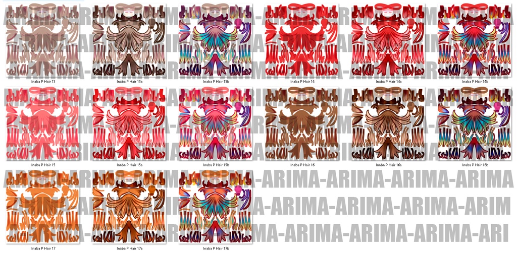 『Pastel Color's Hair+Make up』-『伊奈波かや(いなば かや)』-Inaba-『16 Color's 』