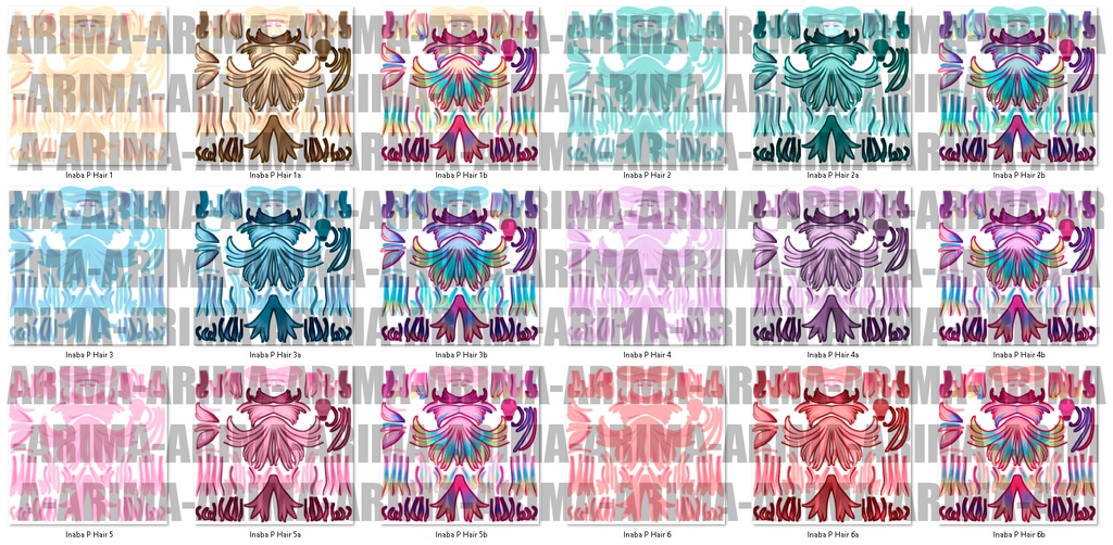 『Pastel Color's Hair+Make up』-『伊奈波かや(いなば かや)』-Inaba-『16 Color's 』