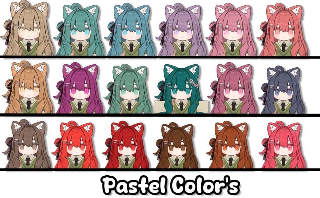 『Pastel Color's Hair+Make up 』-『キプフェル』-Kipfel-『16 Color's 』