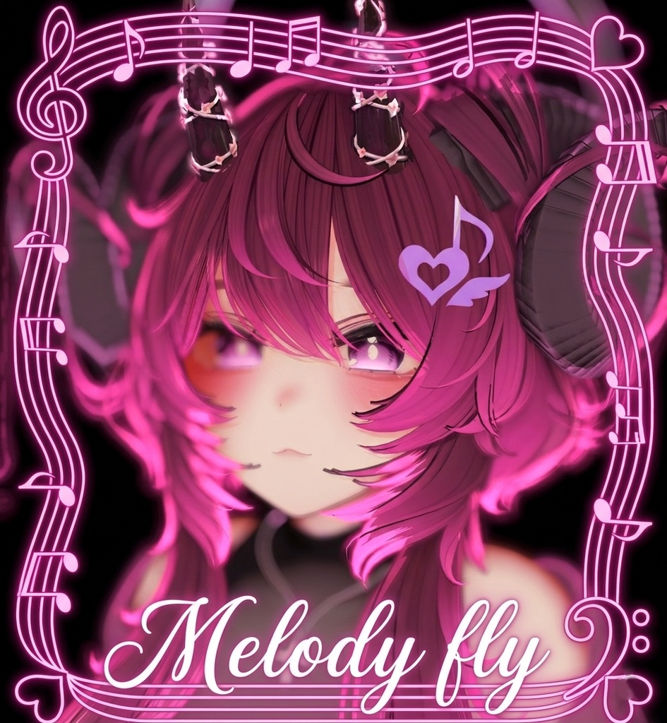 Melody fly Pin
