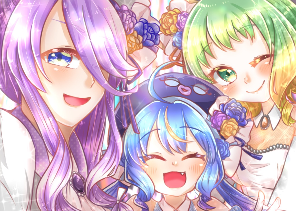 【GUMI・神威がくぽ・音街ウナ】インスタントフォト風カード