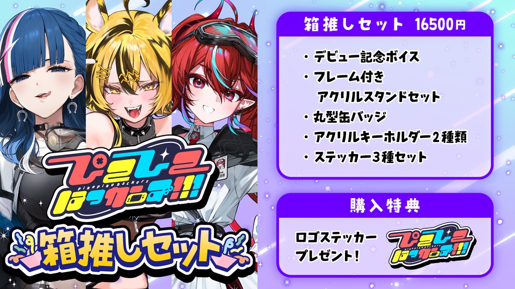 【ぴこぴこはっかーず!!!】箱推しセット