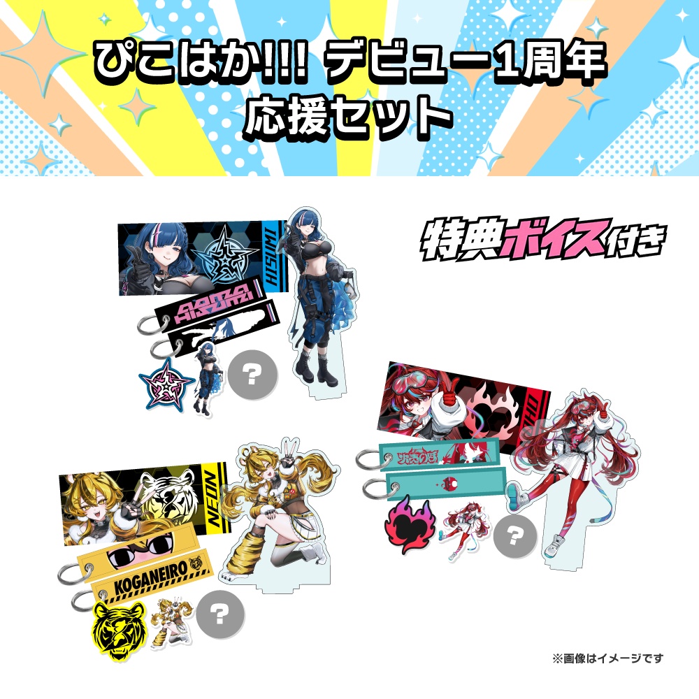 【ぴこぴこはっかーず!!!】デビュー1周年記念グッズ🎊