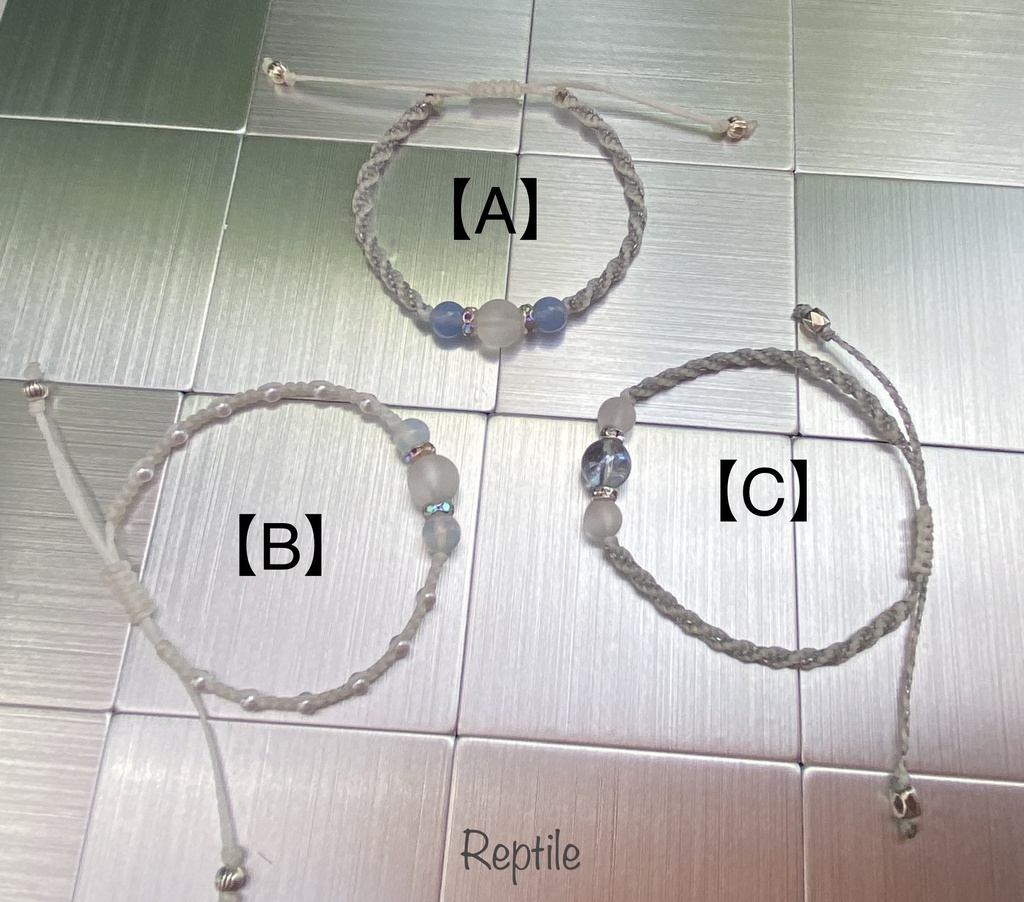 藍白⭐︎ブレスレット