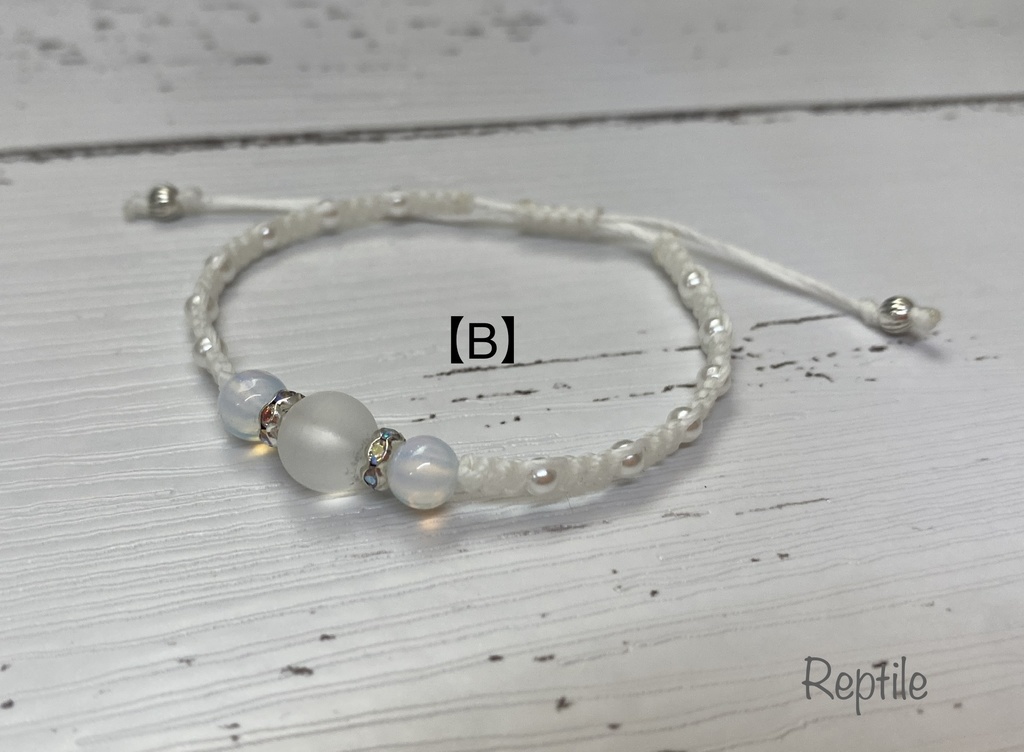 藍白⭐︎ブレスレット