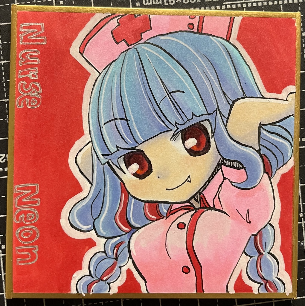 ミニ色紙ネオン