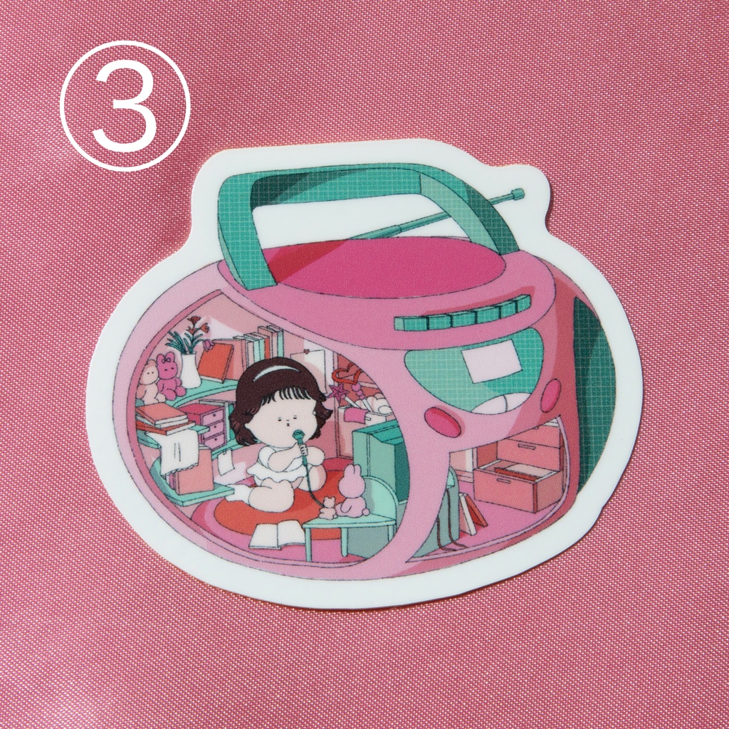 small room ステッカー