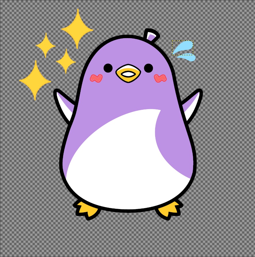 【Unity / Live2D 対応可】 再生のみっちー｜アニメーション制作向け・パーツ分けPSD素材