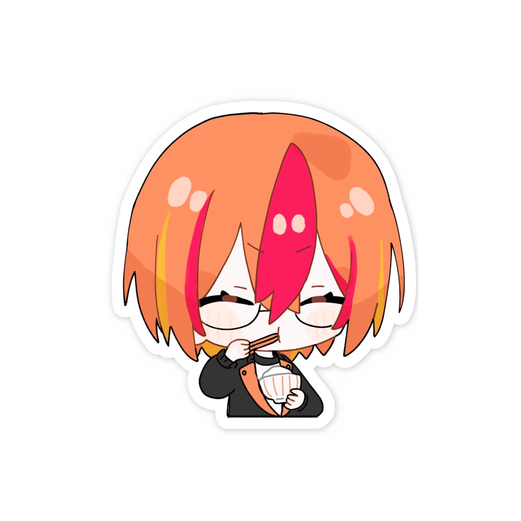 もぐもぐハラミステッカー