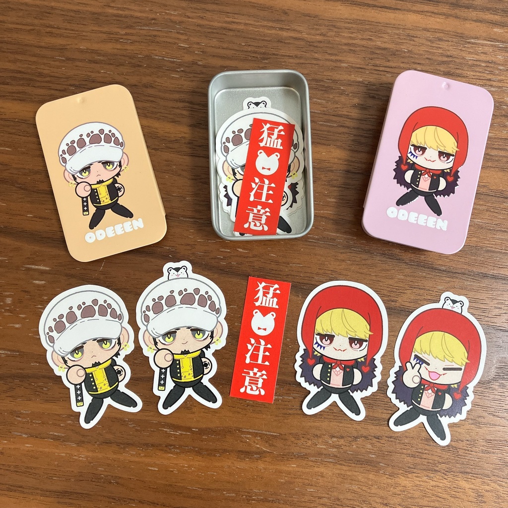 🐯❤️‍🔥フレークシール缶