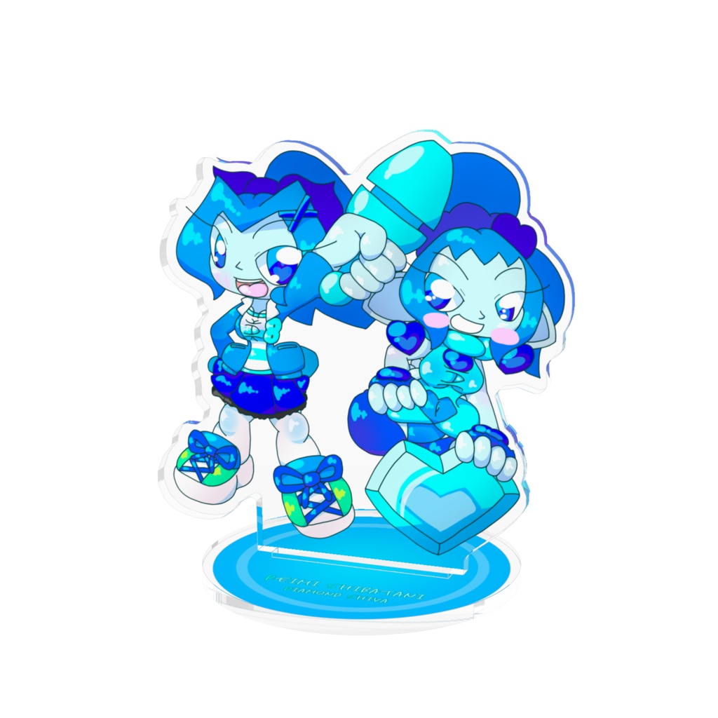 【アクリルフィギュア】柴谷冷美&ダイヤモンド・シヴァ 100×100(mm)アクリルフィギュア