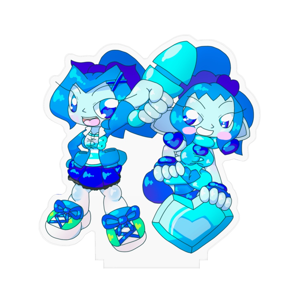 【アクリルフィギュア】柴谷冷美&ダイヤモンド・シヴァ 100×100(mm)アクリルフィギュア