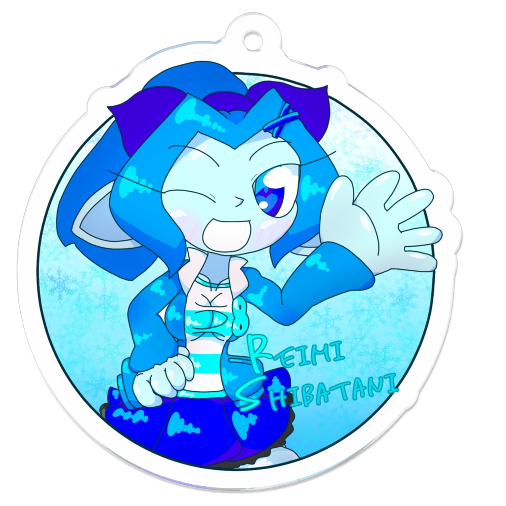 【アクリルキーホルダー】柴谷冷美&ダイヤモンド・シヴァ 50×50(mm)アクリルキーホルダー