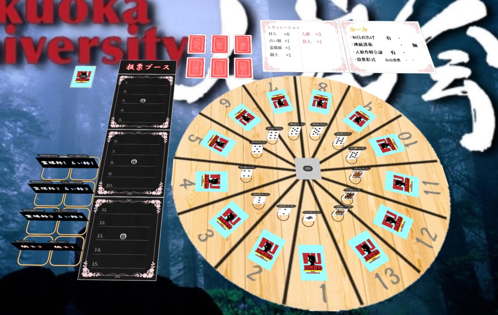 オンライン人狼会 ユドナリウムシステム