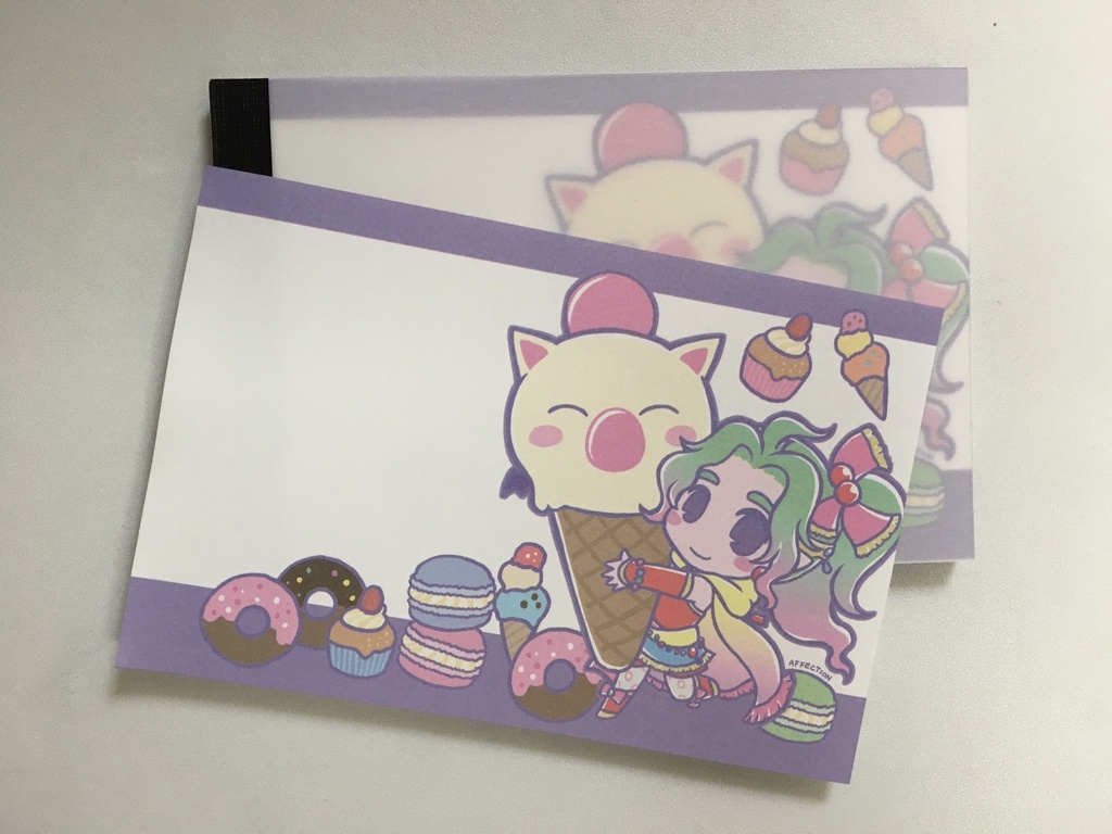 ティナメモ帳[スイーツデザイン]