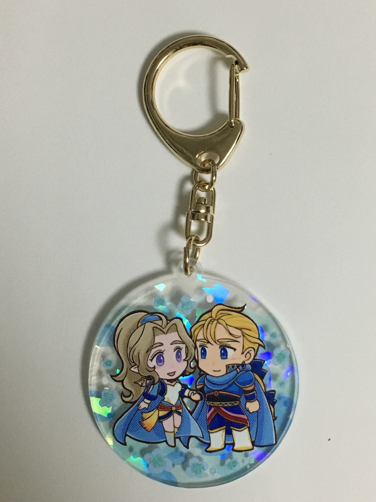青エドティナアクリルキーホルダー
