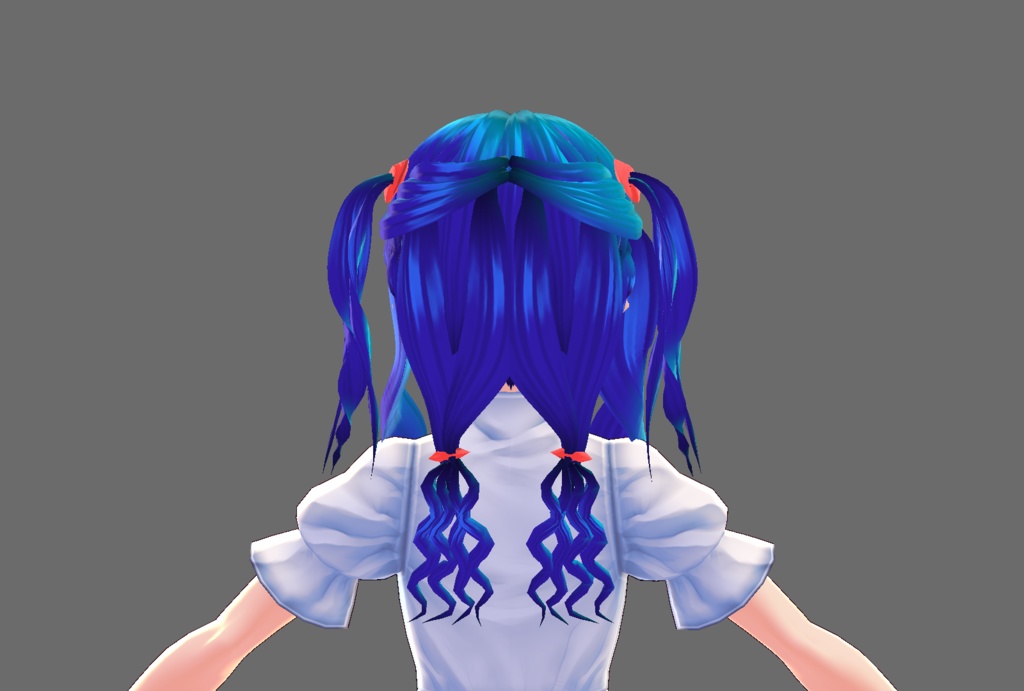 【VRoid】中世のお姫様風の髪型プリセット