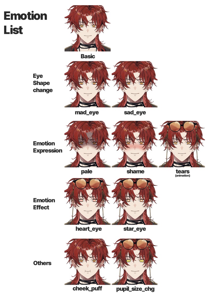 【限定一点】 赤foxの男 / red-foxy man 【VTS/VB】