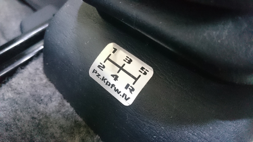 Ⅳ号戦車シフトノブ シフトマーク