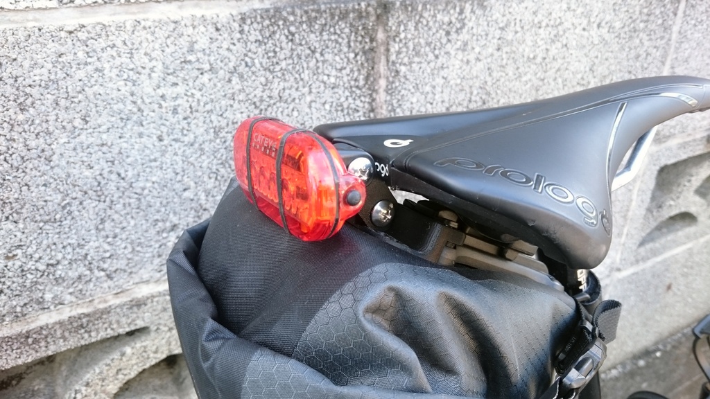 ORTLIEB(オルトリーブ)サドルバック2用CATEYE(キャットアイ)テールライトアタッチメント