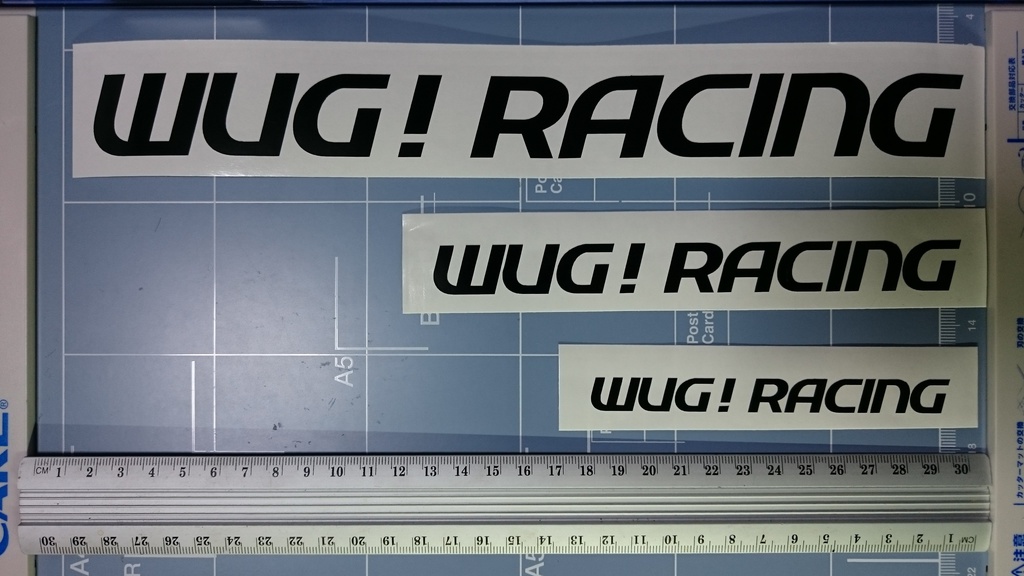 Wug Racing カッティングシート ゆるふわーくす Booth