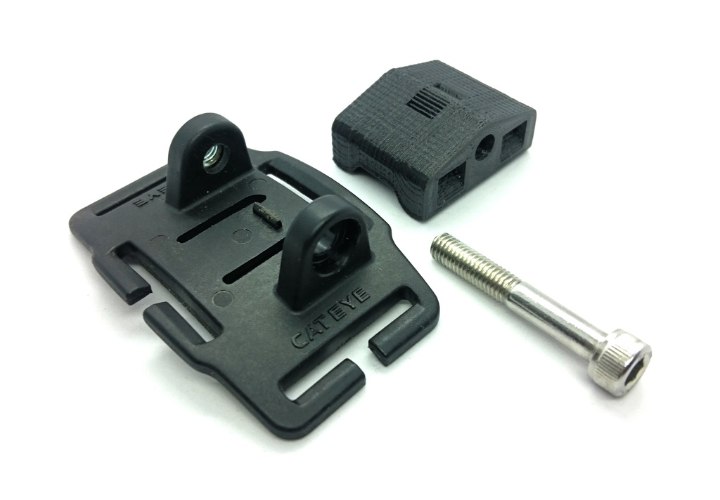 CATEYE(キャットアイ)ヘルメットブラケット用汎用ライトアタッチメント