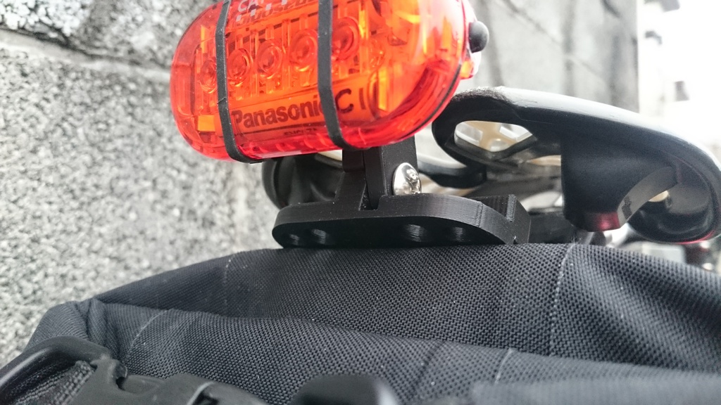 ORTLIEB(オルトリーブ)サドルバックS、M用CATEYE(キャットアイ)テールライトアタッチメント