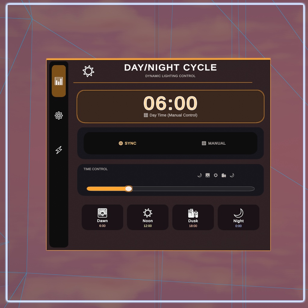 【VRChat】 Remedy Day Night System (Time Control & Sync)