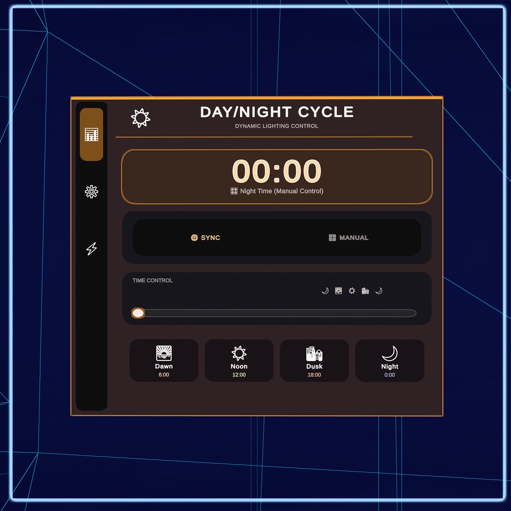 【VRChat】 Remedy Day Night System (Time Control & Sync)