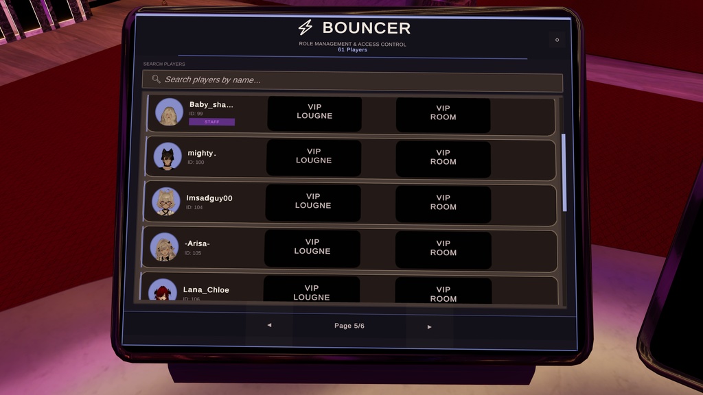 【VRChat】 Bouncer System