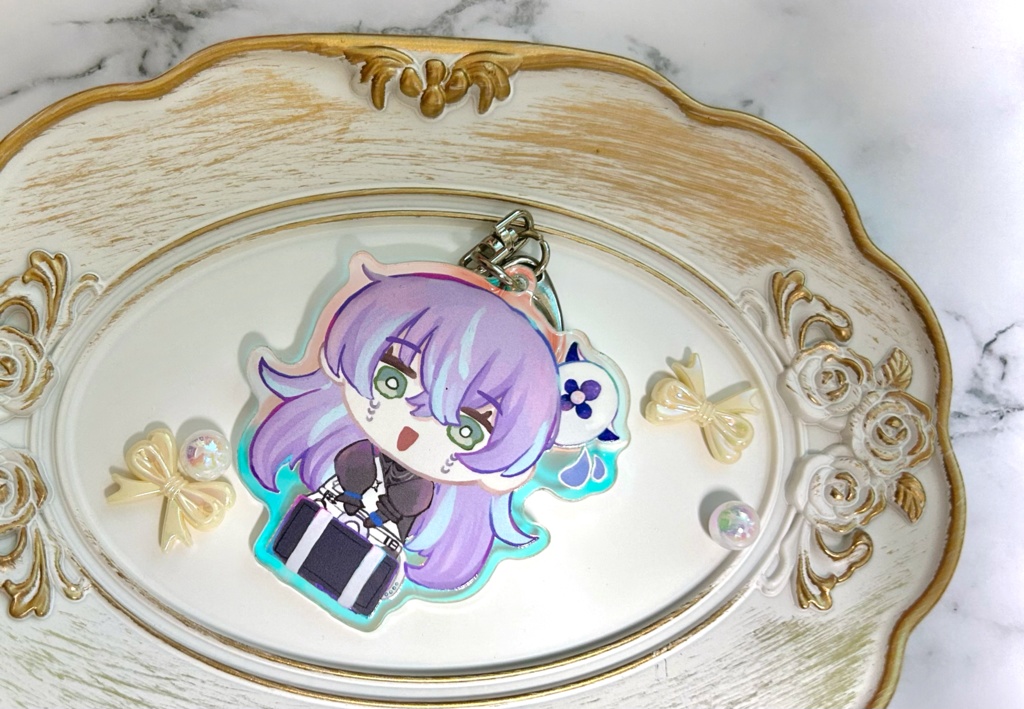 🐙🌟オーロラアクリルキーホルダー