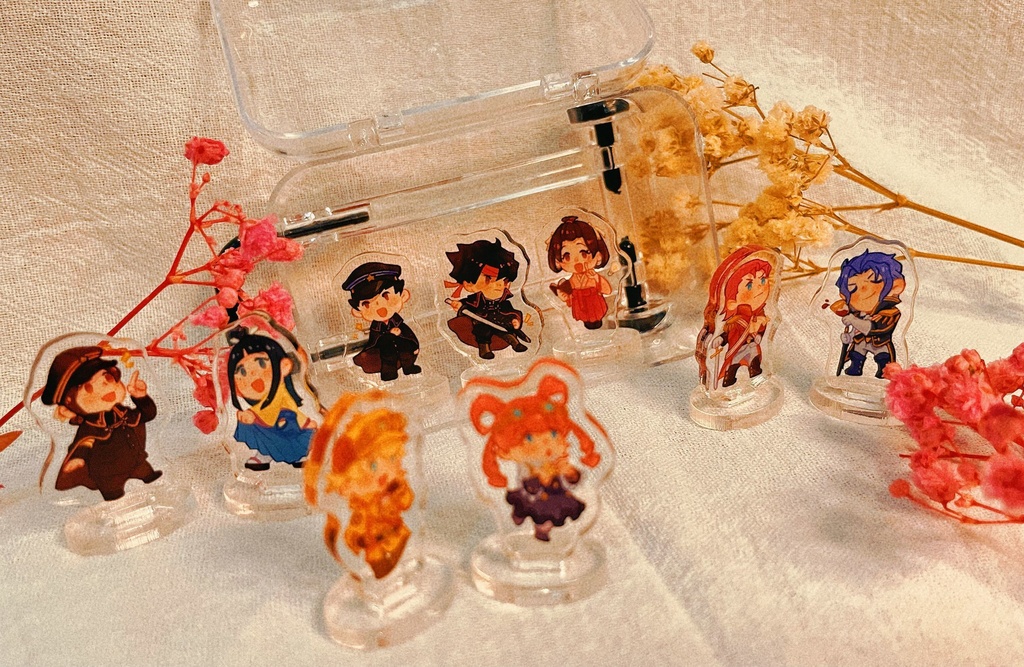 【販売予定】大逆転裁判 アクリルスタンド/キーホルダー シールセット