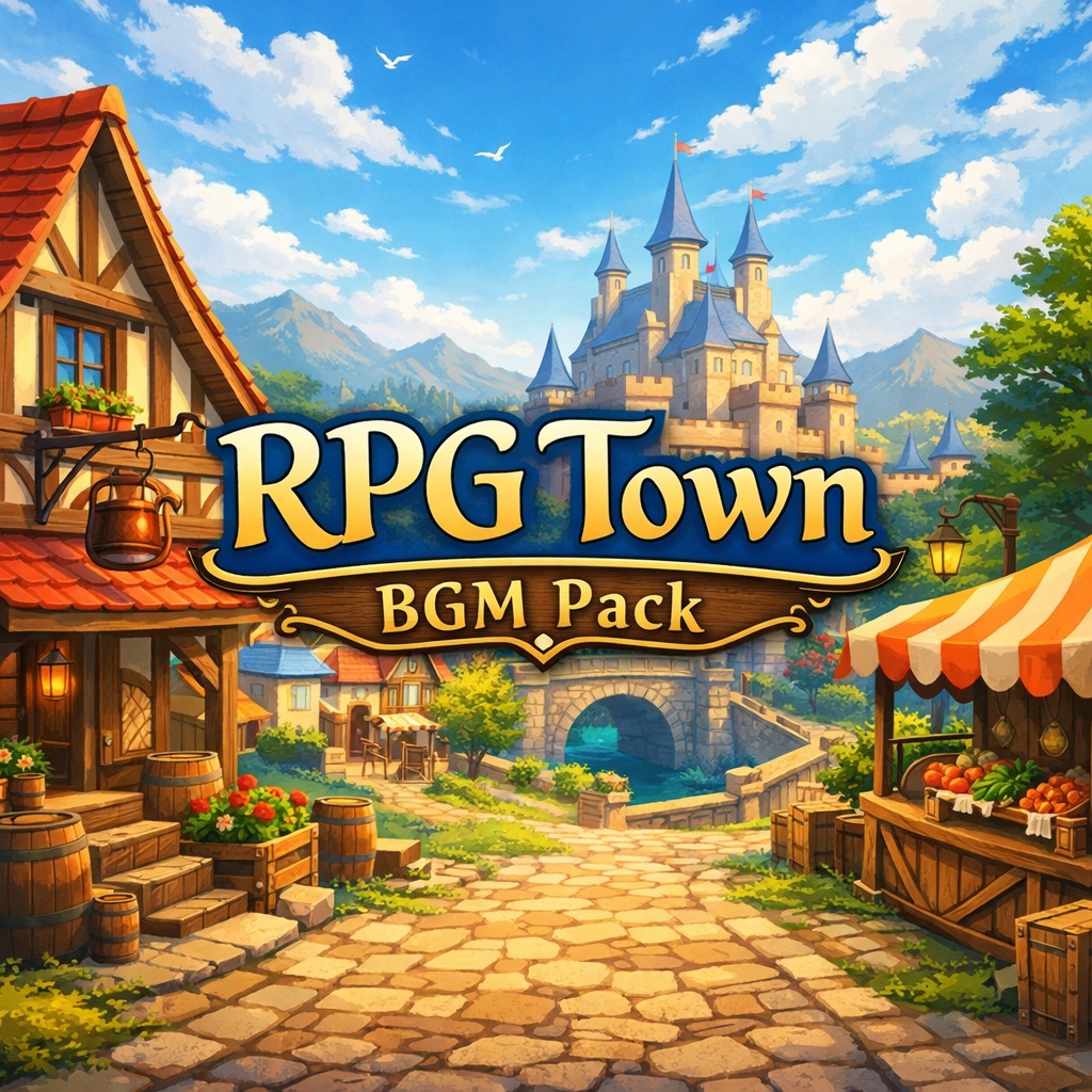 RPG Town BGM Pack ファンタジー町BGM素材集