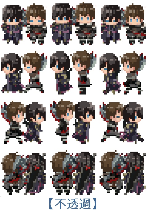 【ピクスクアバター】ひろしとアルバート