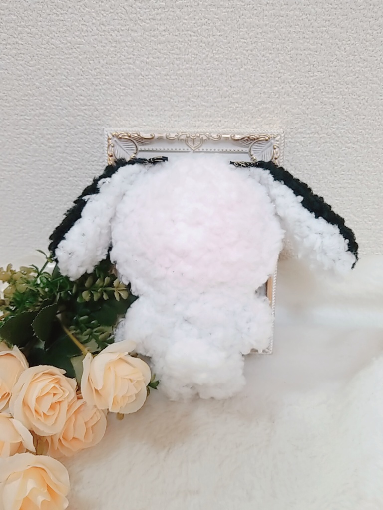 ふわふわ白うさぎ🐰✕アネモネ🌸フレグランス💙