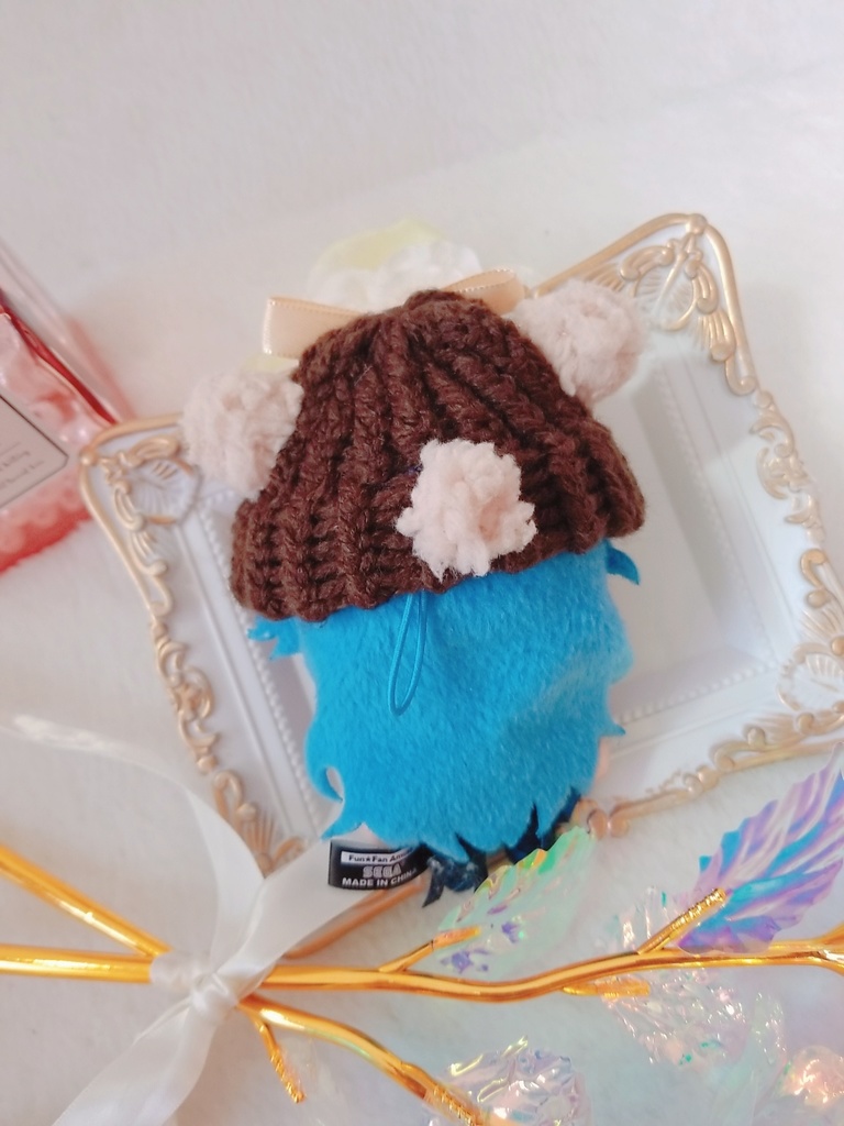 くま🍂🐻&グレーわんこ🐶ニット帽