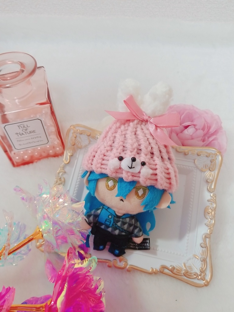 苺みるくうさぎ🐰🍓ニット帽&紅うさぎ🐰❤ニット帽