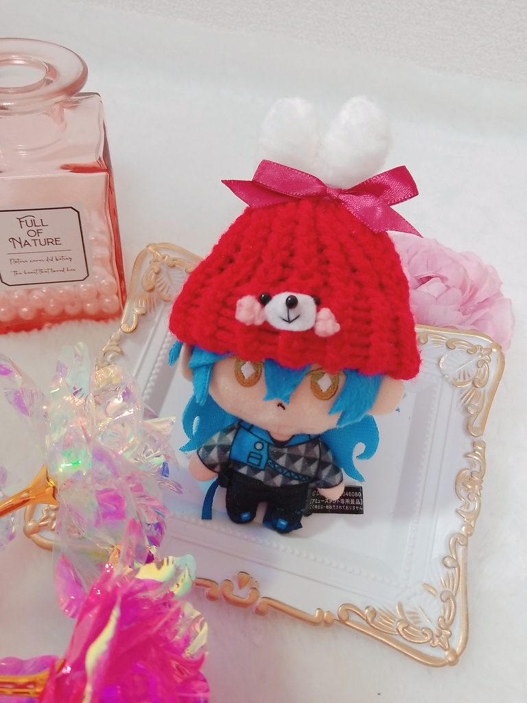 苺みるくうさぎ🐰🍓ニット帽&紅うさぎ🐰❤ニット帽