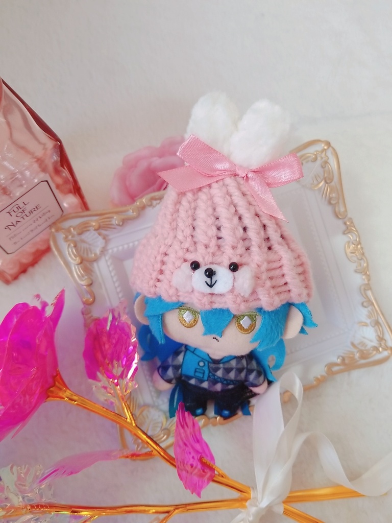 苺みるくうさぎ🐰🍓ニット帽&紅うさぎ🐰❤ニット帽