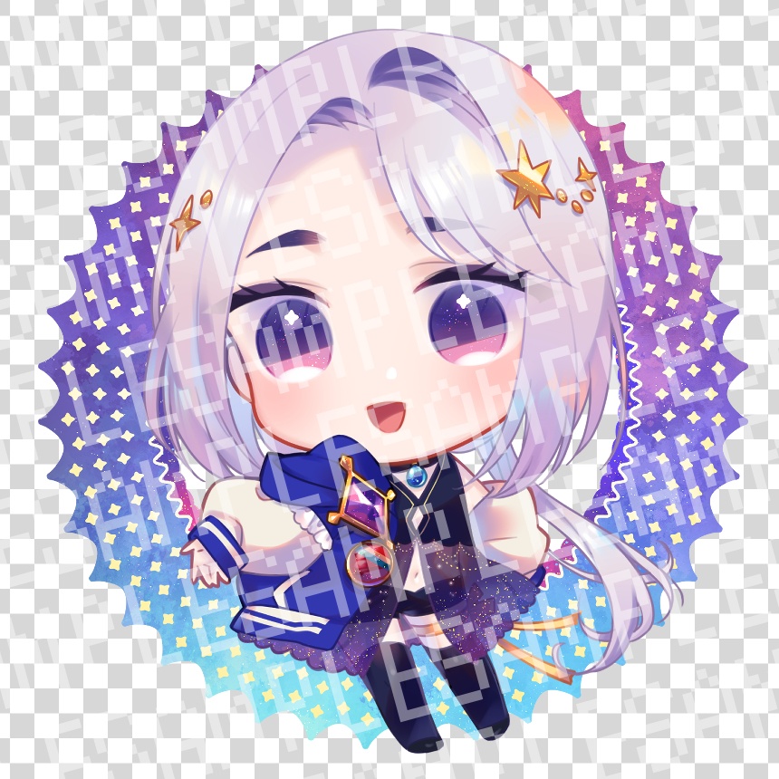 星色ジーク/5cm/アクキー(コーディング)