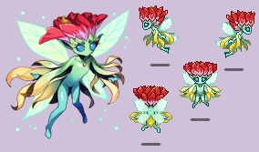 【RPGツクール】MZシルフ歩行グラフィック(48×72px)