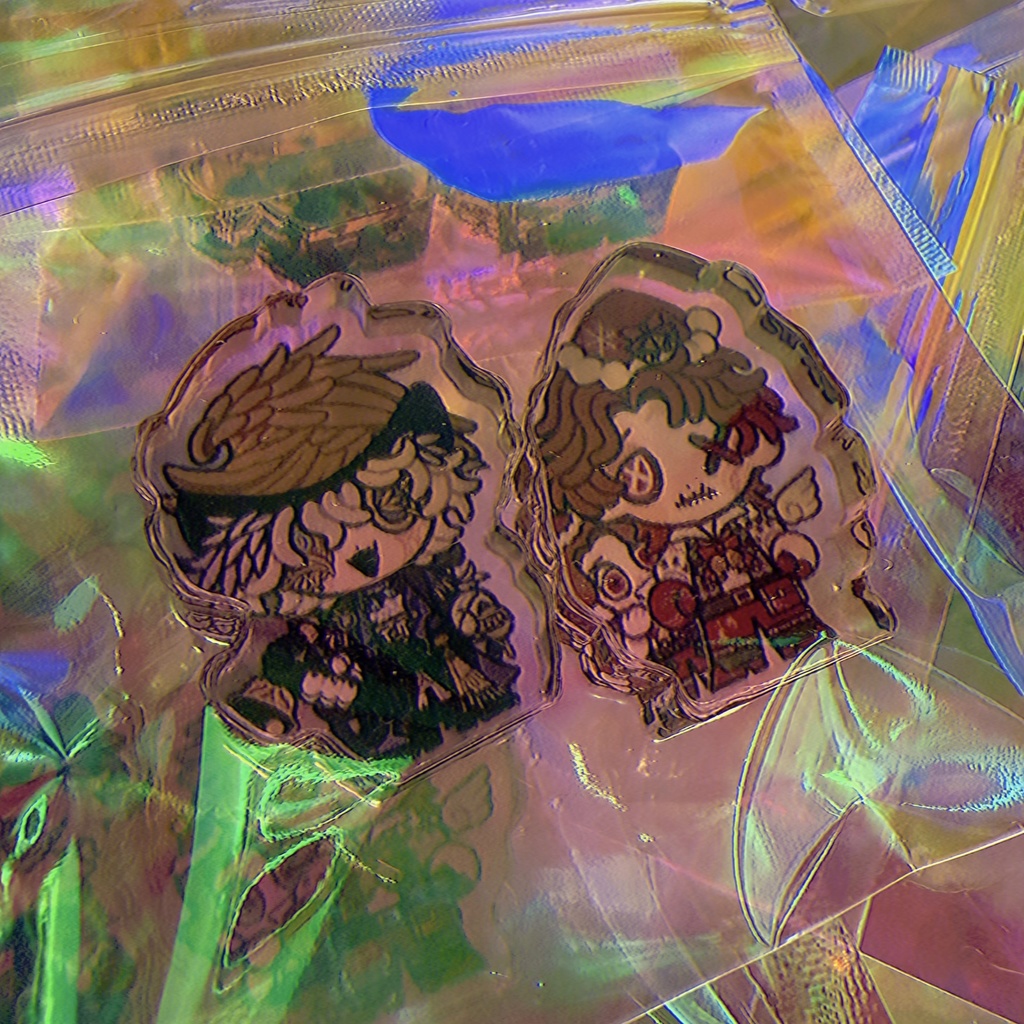 自立アクスタ【匣の中の焔&雪のベル】