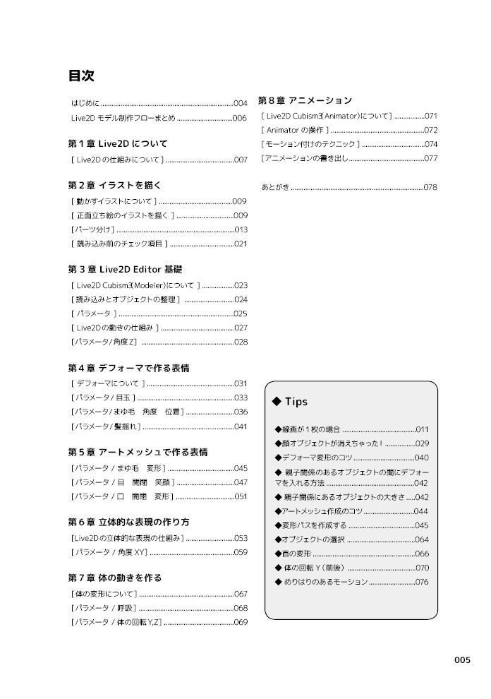 Live2D Cubism3 モデリングbook